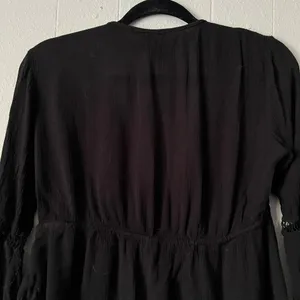 Ambiance Top Womens XS Flared Sleeve Cropped Witchy Goth Boho Dark Fairy Y2K thumbnail 9