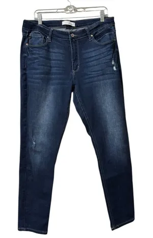 KanCan Women's Distressed Jeans Size XL Stretch Cotton Blend Preppy Modern‎ thumbnail 1