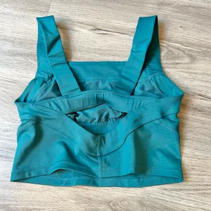 Free People Movement Teal Square Neck Workout Crop Top Size S thumbnail 4