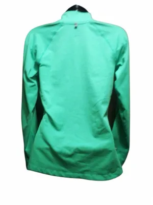 Nike Pro Dri-FIT Women's Green Quarter-Zip Pullover - Size XS - JC372 thumbnail 2