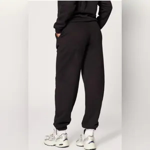 Pretty Little Thing NWT BLACK JOGGERS & HOODIE SET M thumbnail 2