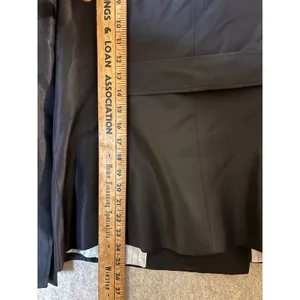 Vintage Marisa Christina Petite 12 Black Silk Double Breasted Blazer thumbnail 8