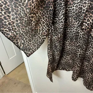 MIA JOY JOYFOLIE Leopard Print Kimono One Size thumbnail 5