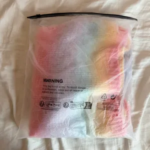 Kawaii Pastel Rainbow Striped Crewneck Sweater thumbnail 5