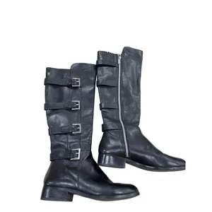 Michael Kors Womens Black Leather Knee High Boots 7M SKU 7167 thumbnail 16
