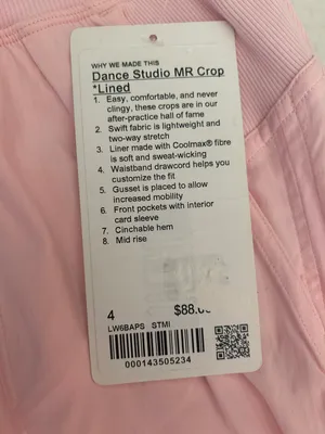 Lululemon Studio MR Crop thumbnail 4