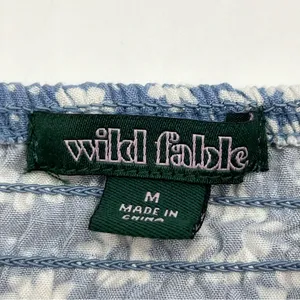 Wild Fable White Puff Sleeve Crop Blouse thumbnail 11