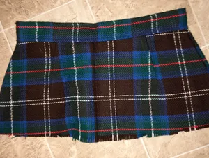 Vintage Micro Mini Plaid Skirt Small thumbnail 6