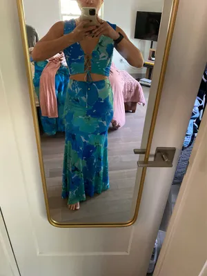 Fortunate One Orpheus Maxi Dress Blue thumbnail 4