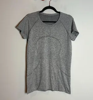 Lululemon grey short sleeve Swiftly Tech top thumbnail 1