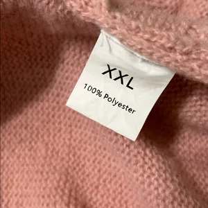 Cozy & Chic XXL Pink, White & Gray Cardigan – Soft Knit, Open Front thumbnail 5