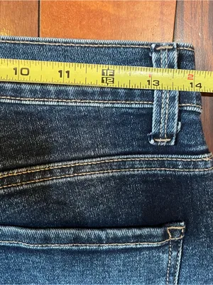 Zenana Cropped Wide Leg Jeans Med Wash Raw Hem Cropped Sz 28 X 23 High Rise thumbnail 8