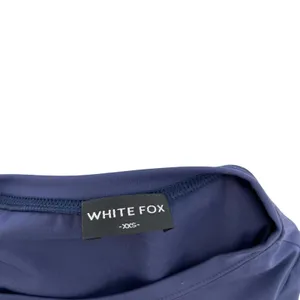 White Fox Boutique Tee T-Shirt Short Sleeve Logo Navy Blue Size XXS thumbnail 5