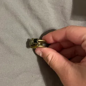 Lia Sophia Ring With Green And Brown Stones thumbnail 2
