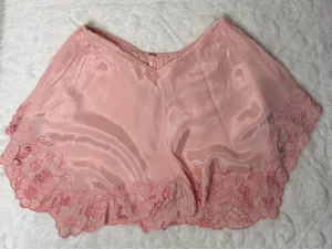 Free People “Bali Little Dreamer” Embroidered Satin Shorts —Small thumbnail 2