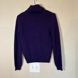 Vintage Lauren Ralph Lauren Sweater‎ Women Petite Small Purple Knit Shawl Collar thumbnail 9