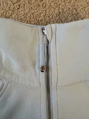 Lululemon Half-Zip Scuba Light Blue thumbnail 3