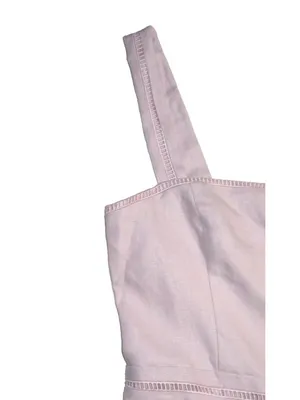 NWT Reformation Everett in Cherry Blossom Linen Sleeveless Tank Midi Dress 6 thumbnail 7