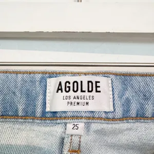 Denim Quinn High Rise Distressed Fray Hem Jean Mini Skirt thumbnail 6