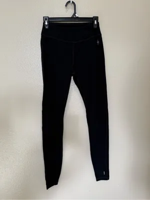 Smartwool Merino 150 Black Leggings XS Wool Base Layer Hiking Ski Outdoor Pants thumbnail 5