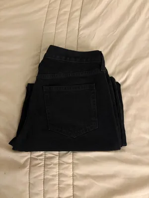 NWOT GAP Women’s Black Low Rise Barrel Jeans thumbnail 5