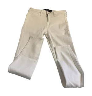 Hollister High Rise Jean Legging Womens Size 24X26 Advance Stretch White EUC thumbnail 1