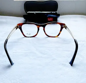 RAY BAN Women’s Striped Havana Cat Eye Tortoise Frame Eyeglasses thumbnail 6