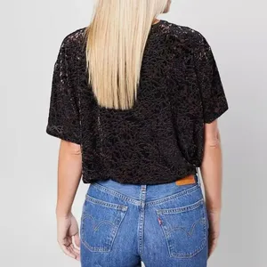 We the Free - Free People | Black & Brown Oversized Teddy Boxy Top | XS thumbnail 3