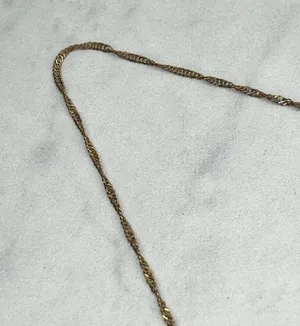 Gold Tone Faux Turquoise Trunk Up Good Luck Elephant Pendant Necklace thumbnail 5