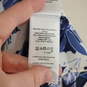 Lauren Ralph Lauren Size 8 Blue Floral Midi Dress Waist Tie Sleeveless Wedding thumbnail 8