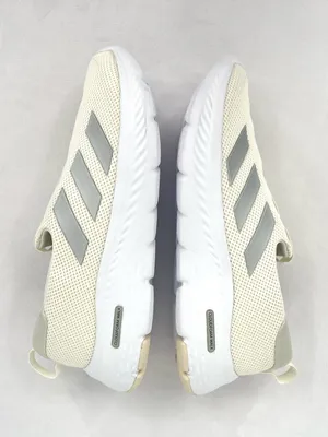 Adidas Cloudfoam Move Lounger Off White Silver Slip On Sneakers size 8 thumbnail 3
