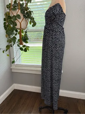 Flawless Polka Dot Off The Shoulder Sun Dress Size XS thumbnail 3