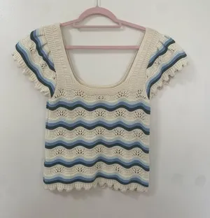 Crochet Summer Top Multiple Size L thumbnail 1