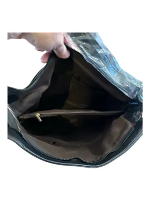 Classic Black Women’s Hobo Bag - Versatile Everyday Tote thumbnail 4