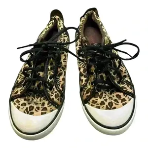 COACH Barrett Cheetah Print sneakers Size 6 B Women pre-loved good condition thumbnail 3
