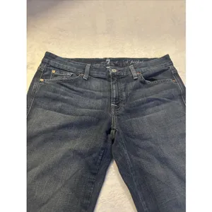 7 FOR ALL MANKIND Women jeans A Pocket Stretch Flare Mid Rise sz 31 thumbnail 11