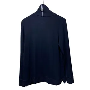 Noel Asmar Equestrian Merino Wool Blend Funnel‎ Neck L Pullover Black Sweatshirt thumbnail 2
