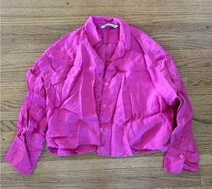 Zara Pink Button Down Shirt thumbnail 1