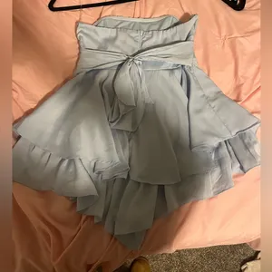 Strapless blue romper Size M thumbnail 3