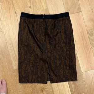 Reiss Brown Metallic‎ Pencil Skirt size 6 thumbnail 4