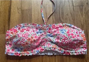 Women’s Pink Floral Two-Piece One-Piece Style Swimsuit XL thumbnail 1