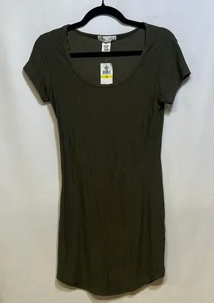 Planet Gold Short Sleeve Dress thumbnail 1
