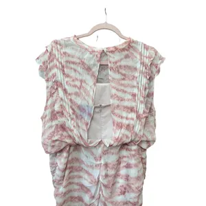 Allsaints Hali‎ Areias Mini Dress Size US 12 Pink White thumbnail 7