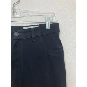 Vintage 80's Soffia Retro Grunge Punk High Rise Tapered Straight Leg Black Pants thumbnail 3