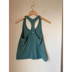 Lululemon Light Teal Blue Cool Racerback Tank Top Size 12 thumbnail 2