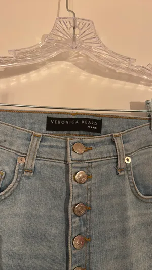 Veronica Beard wide leg jeans thumbnail 2