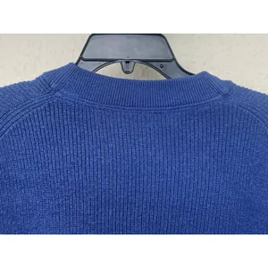 Lululemon Sweater Size XL Merino Wool-Blend Ribbed Crewneck Heathered Blue Thick thumbnail 9