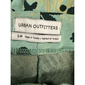 Urban Outfitters Retro Green Floral‎ Knit Flare Pants - Size S thumbnail 4