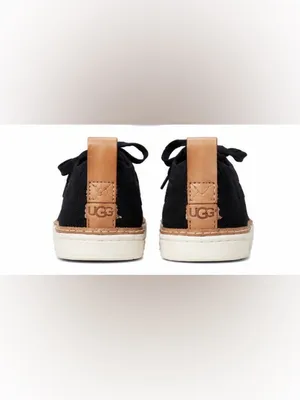 UGG black knit sneakers women’s size 8 thumbnail 5