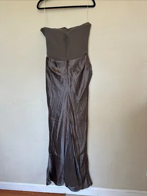 House of Cb size M A-C 'Persephone' Smoke Strapless Corset Maxi Dress thumbnail 15